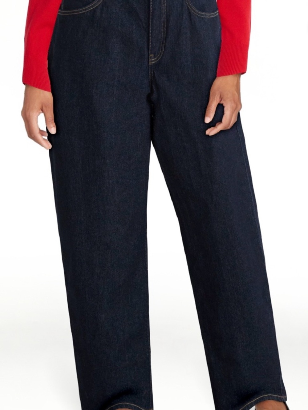 Free Assembly Women's and Women's Plus Barrel Leg Jeans, 26.5" Inseam